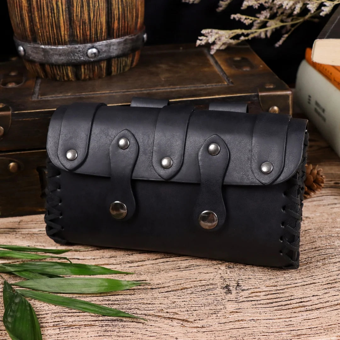 Medieval Vintage Money Pouch Bag Costume Accessory Men Women Viking