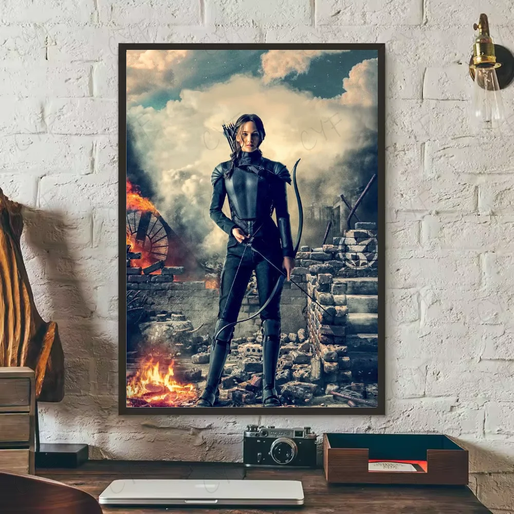 Hunger Games HD Movie Poster | Waterproof PVC Wall Art Décor Movie Wall Poster Peaceful Pleasures Health and Wellness