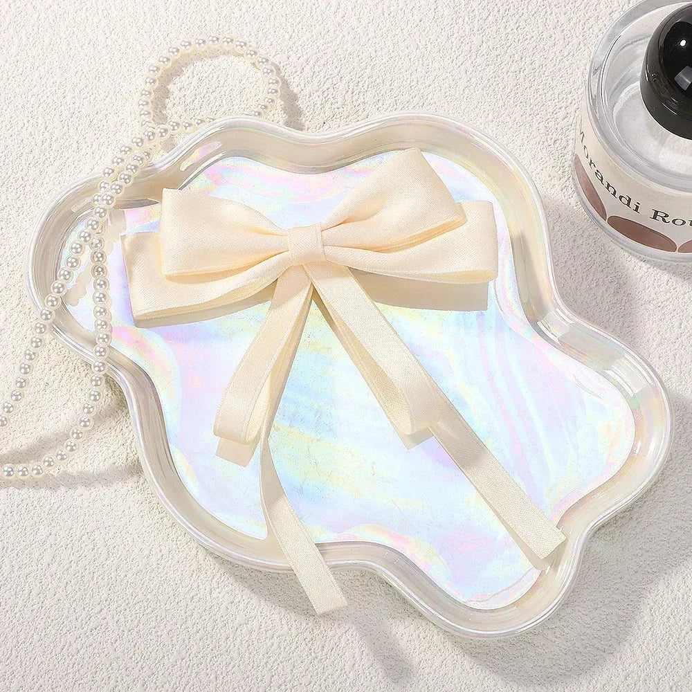 Korean Fashion Fabric Hair Bow Hairpin Women Girls Ribbon Clips