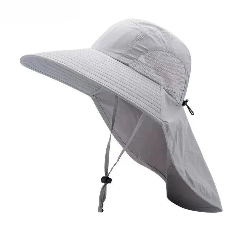 Waterproof Wide Brim Fisherman Sun Hat – UV Protection Cap