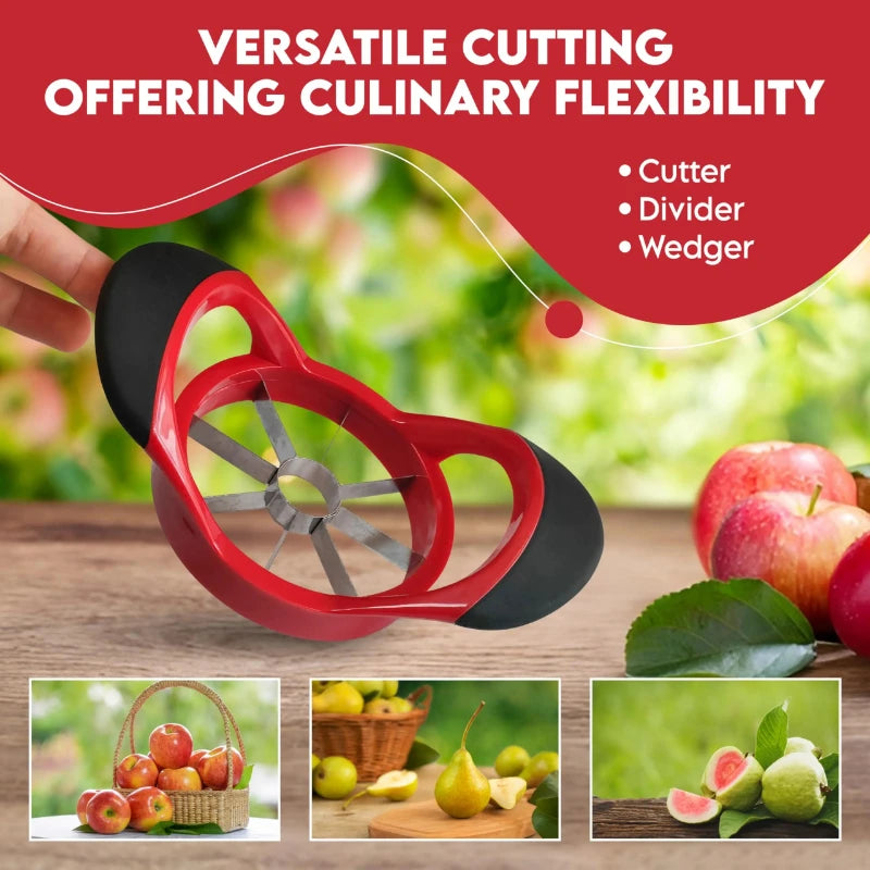 Stainless Steel Fast Apple Potato Onion & Vegetable Cutter Home Kitchen Tool for Core Removal Plastic Slicer Good kitchen helper Peaceful Pleasures Health and Wellness