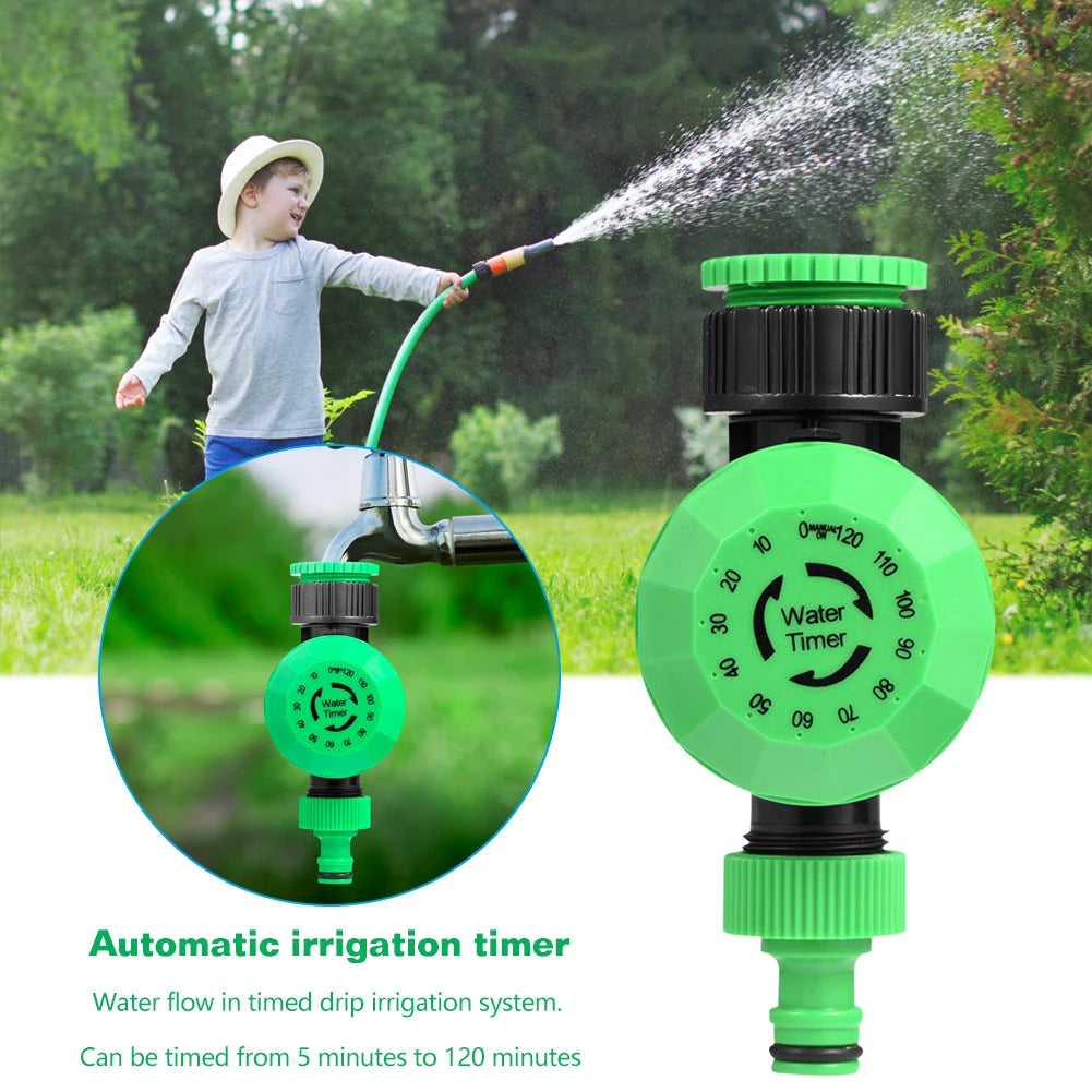 Mechanical Garden Water Timer – Auto Irrigation Controller, 5–120 Min Peaceful Pleasures Health and Wellness