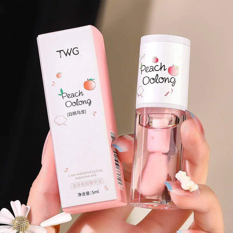 Peach Milk Honey Lip Oil – Moisturizing Gloss & Lip Lines