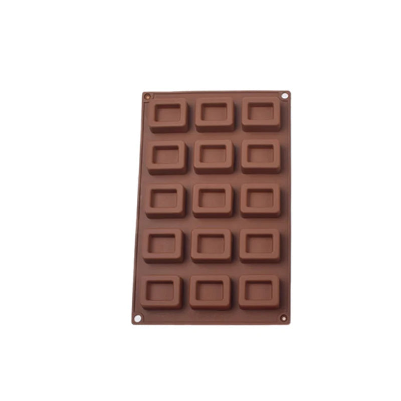 Square Donut Silicone Mold – Cake, Chocolate & Ice Cube Tray Silicone Baking Mold Peaceful Pleasures Health and Wellness style 3