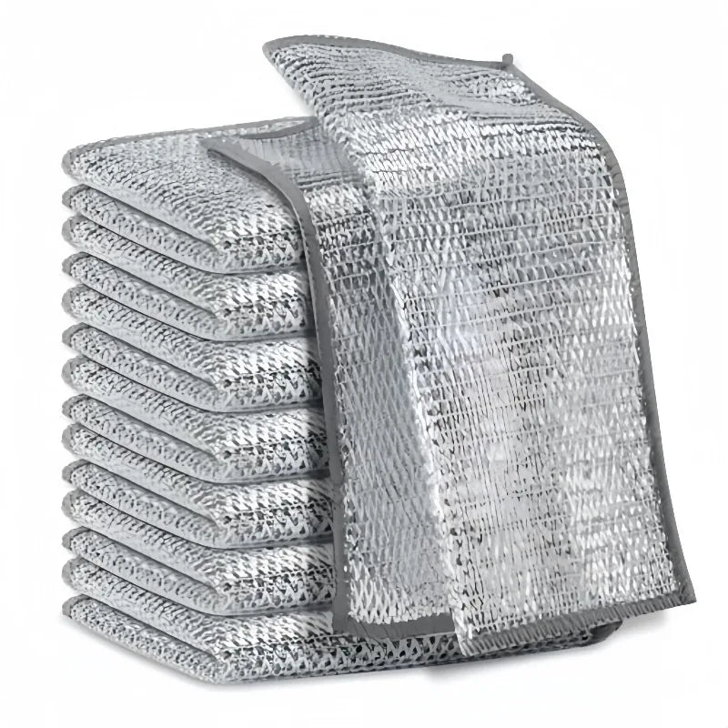 Reusable Wire Dishwashing Rags – Non-Scratch Cleaning Pads