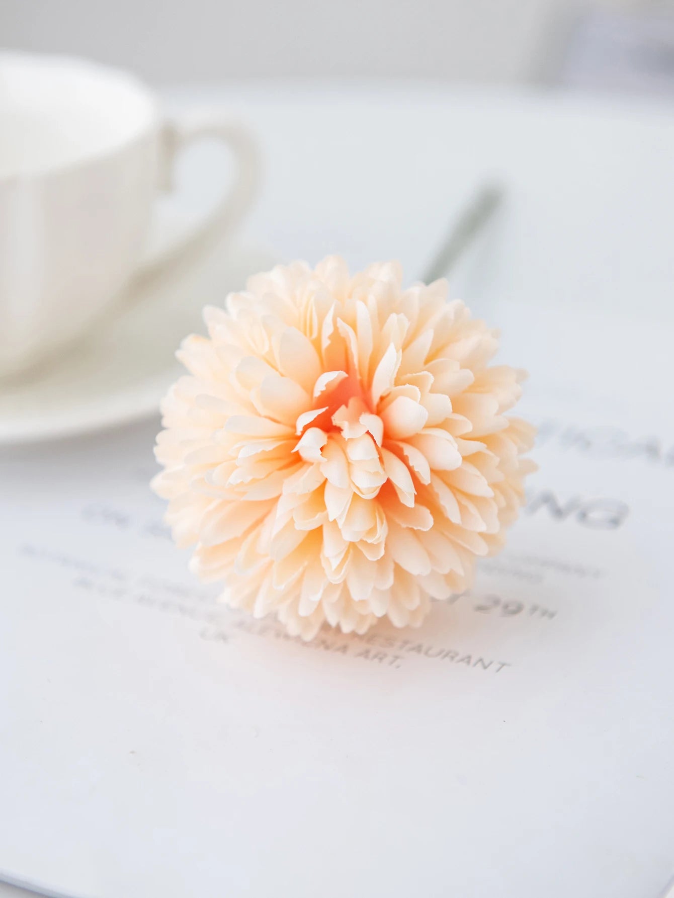 Artificial Silk Dandelion & Hydrangea Bouquet | Wedding & Home