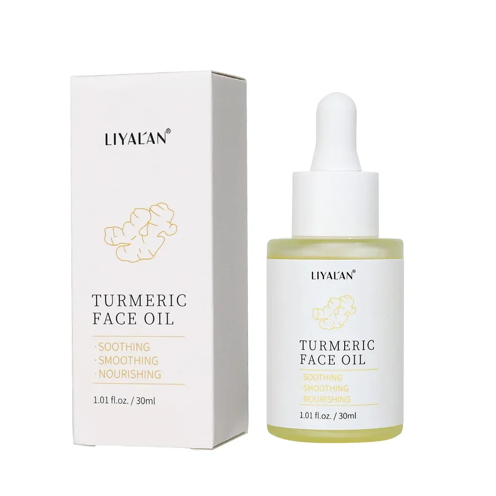 LIYALAN Turmeric Face Oil – Jojoba, Vitamin E & Ginger Glow Peaceful Pleasures Health and Wellness Turmeric Face Oil China Mainland 30ml