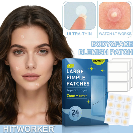 Hydrocolloid Acne Patches – Invisible, Waterproof | All Skin Types Acne Patch Peaceful Pleasures Health and Wellness