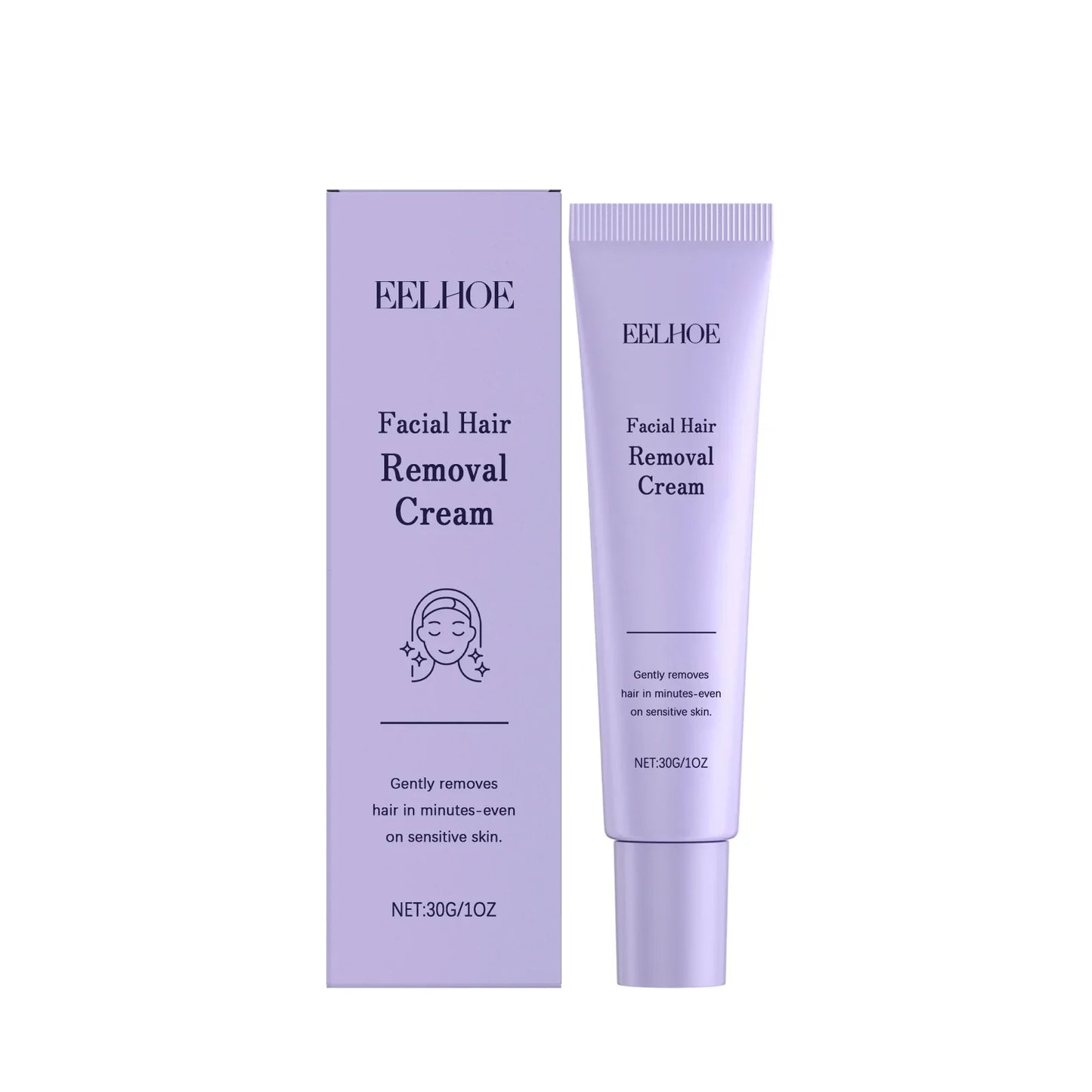 EELHOE Facial Hair Removal Cream – Painless & Gentle