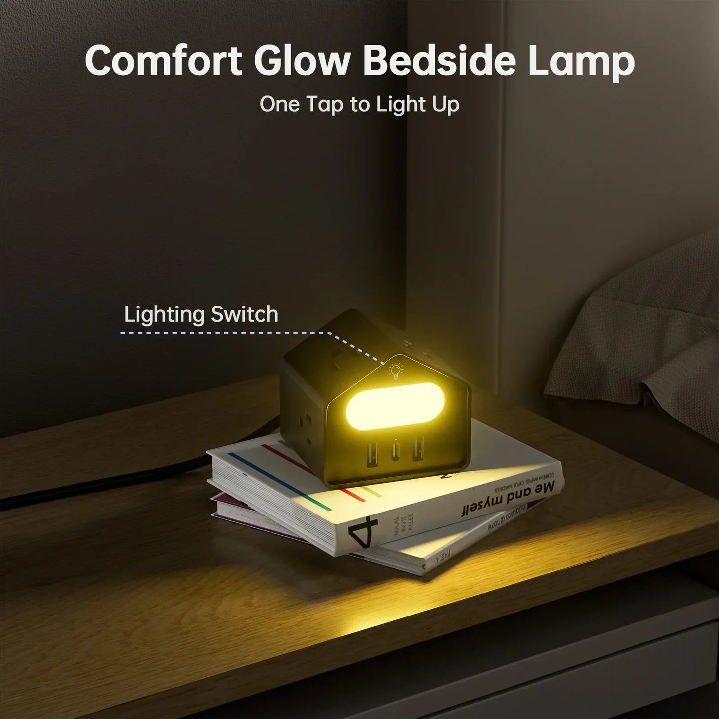 US Standard Mini Socket with PD18W Fast Charging & 2M Cord Peaceful Pleasures Health and Wellness