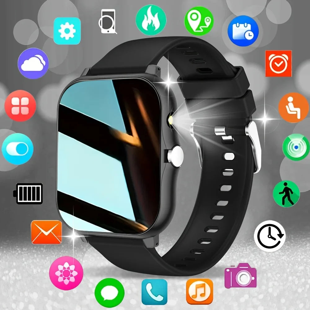 ERUN Smartwatch Fitness Tracker – Pedometer, Flashlight & Alexa