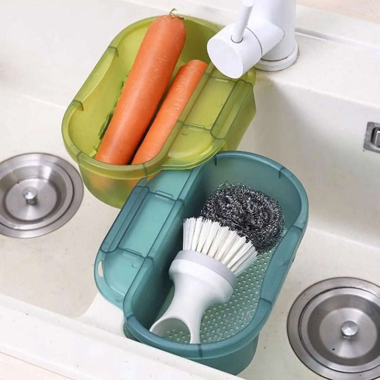 Hangable Sink Strainer & Food Waste Catcher – No Drilling