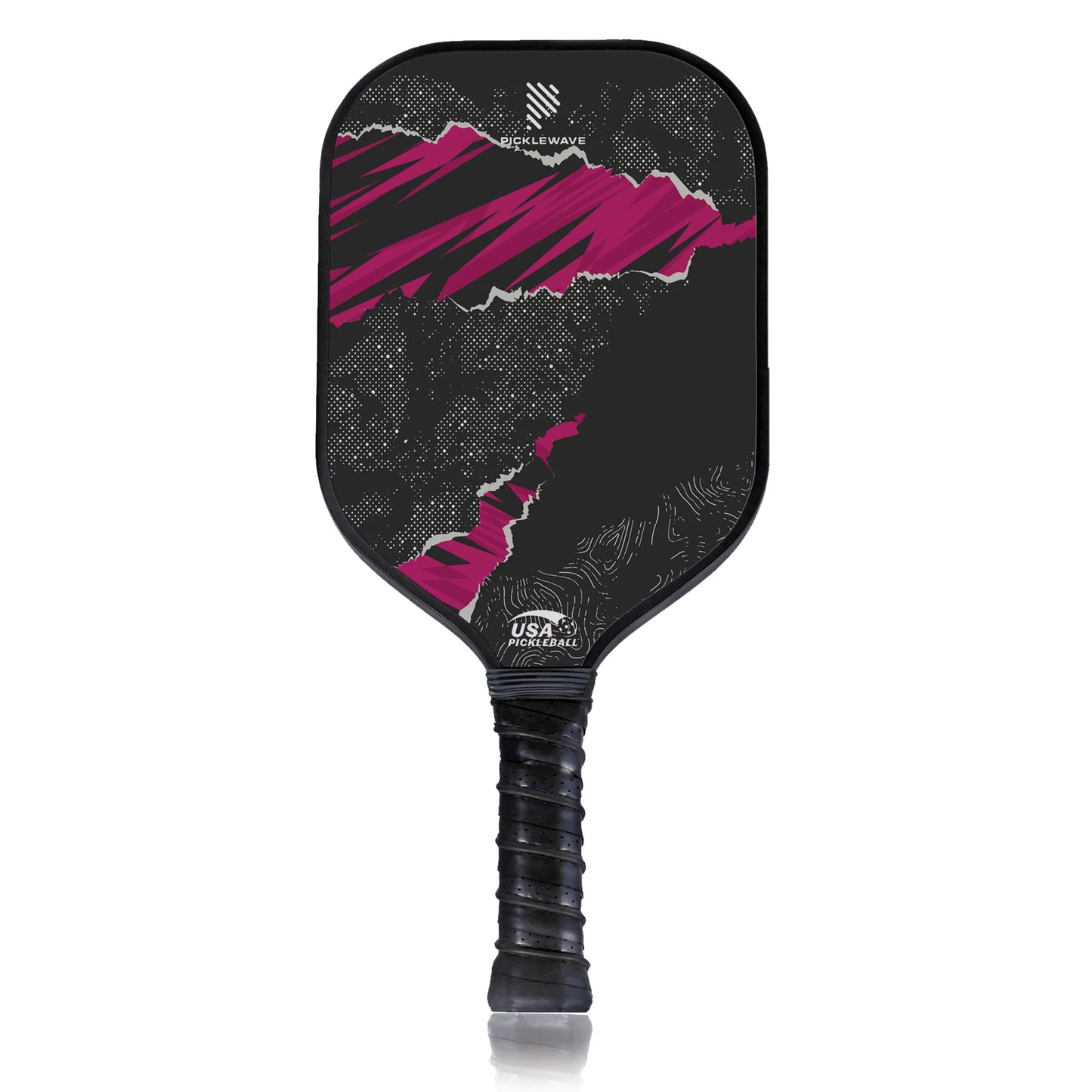 USAPA Pickleball Paddle Fiberglass High Spin Edgeless Unibody