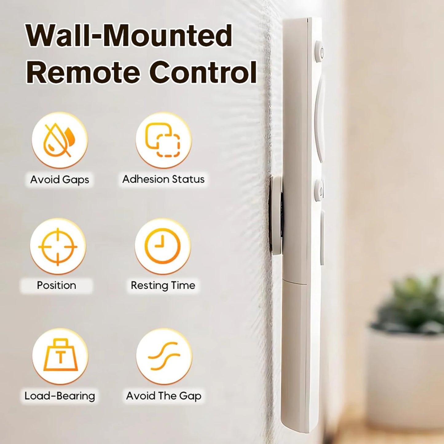 Magnetic Remote Control Holder Strong Magnet Self Adhesive Hook Space Saving Hanger for Home Office Storage Arrange Organization Peaceful Pleasures Health and Wellness