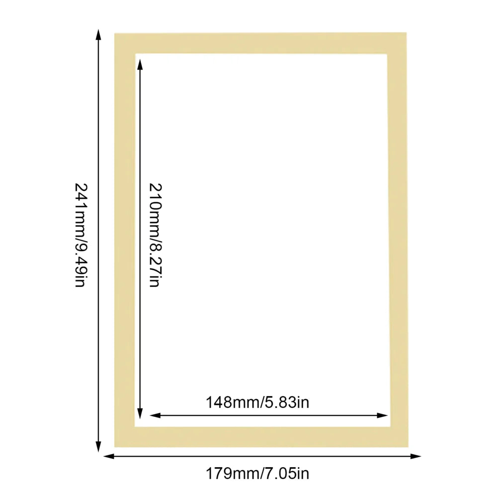 Magnetic Display Frame Poster Cover Frame Self Adhesive Free Punching Paintings Pictures Photo Display Wall Decor Art Frames Peaceful Pleasures Health and Wellness gold A5 China Mainland