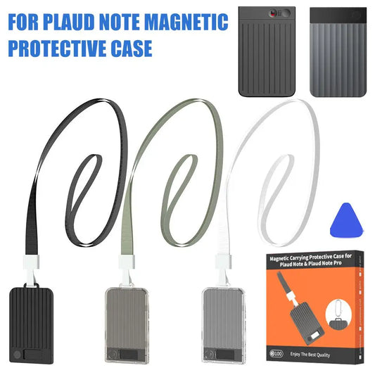 For PLAUD Note/Plaud Note Pro(2025) Magnetic PC Protective Case Recording Device Flexible Leather Case Peaceful Pleasures Health and Wellness