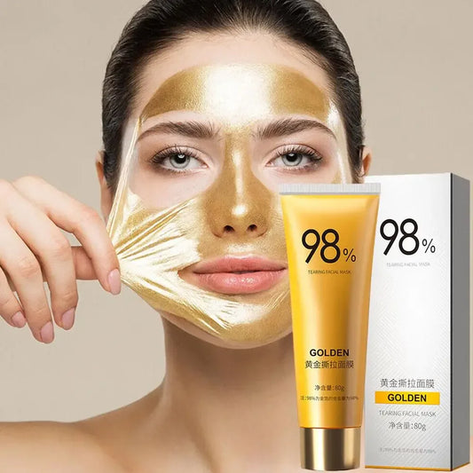 LAIKOU Gold Peel-Off Face Mask 80g – Deep Cleanse & Tighten Peel-Off Face Mask Oasis Select