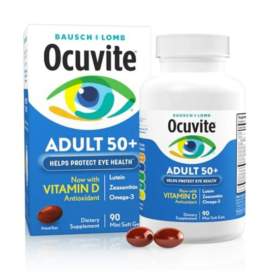 50+ Eye Vitamin & Mineral Supplement – Vision & Ocular Health with Lutein, Omega-3, Zinc, Vitamins C & E Peaceful Pleasures Health and Wellness United States