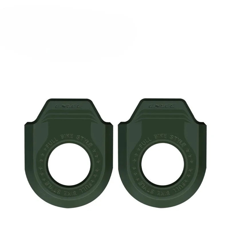 Bicycle Crank Arm Protector Cover – Universal MTB & Road Bike Bike Crank Protector Peaceful Pleasures Health and Wellness GreenA