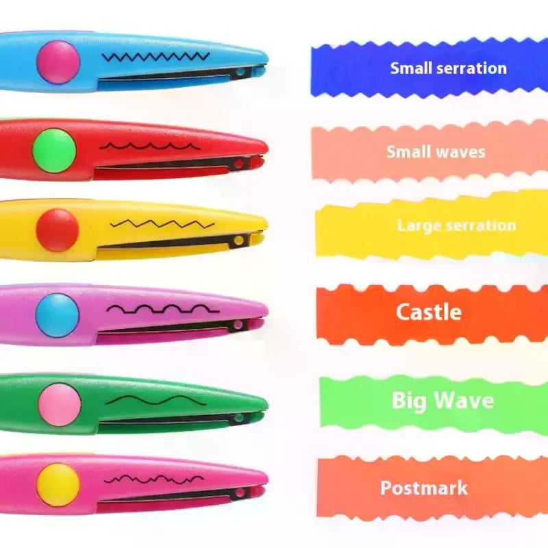 Wavy Lace Edge Scissors for Kids, Scrapbooking & Crafts