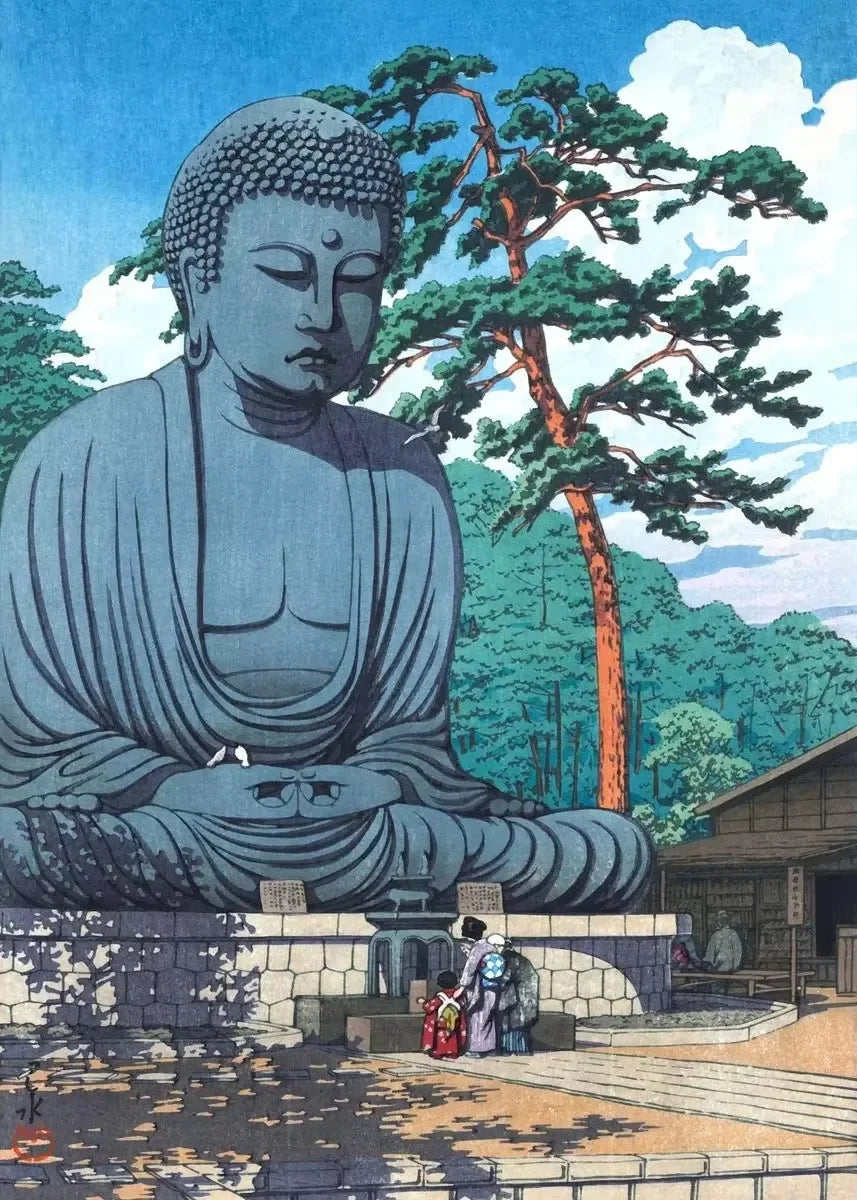 Kawase Hasui Artwork Posters and Prints Retro Japanese Landscapes Canvas Painting Wall Art Pictures for Room Office Home Decor Peaceful Pleasures Health and Wellness