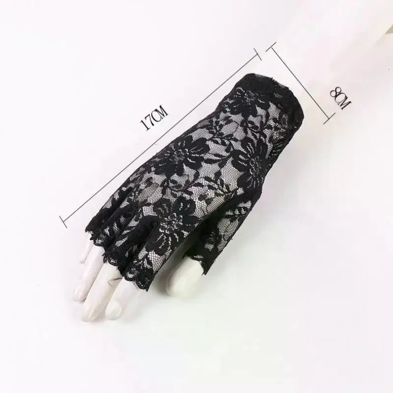 Women's Lace Fingerless Gloves – Bridal, Party & Cosplay