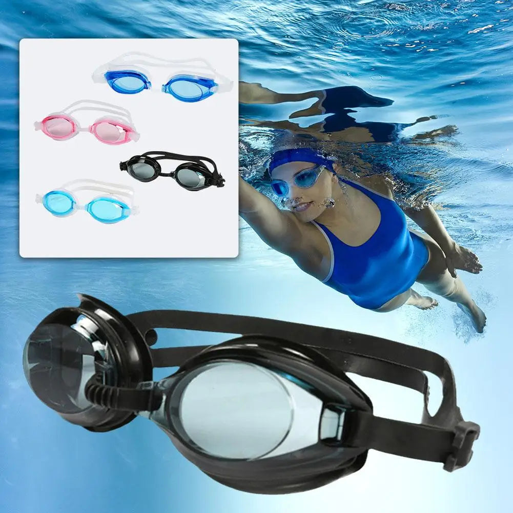 Silicone Waterproof Anti-fog Swimming Goggles for Adults & Kids Peaceful Pleasures Health and Wellness