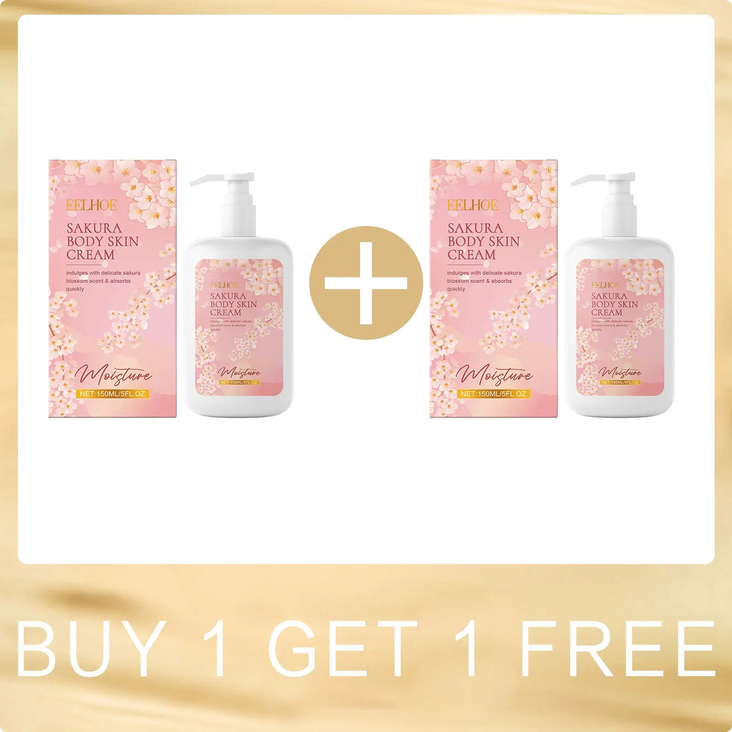 EELHOE Sakura Body Care Set – Shower Gel, Lotion & Body Spray