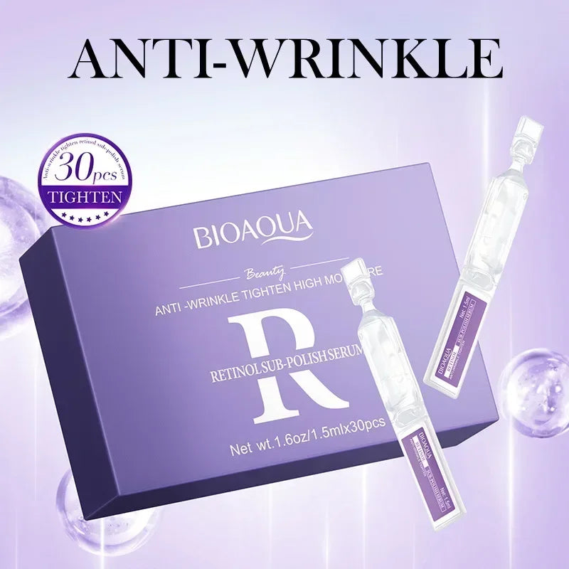 Retinol Vitamin C Hyaluronic Acid Face Serum – 30 Capsules