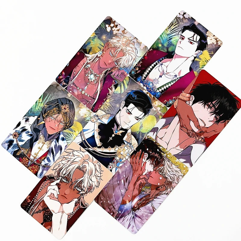 Blossoms White Night Manhwa Photocards Royal Character HD Lomo Cards