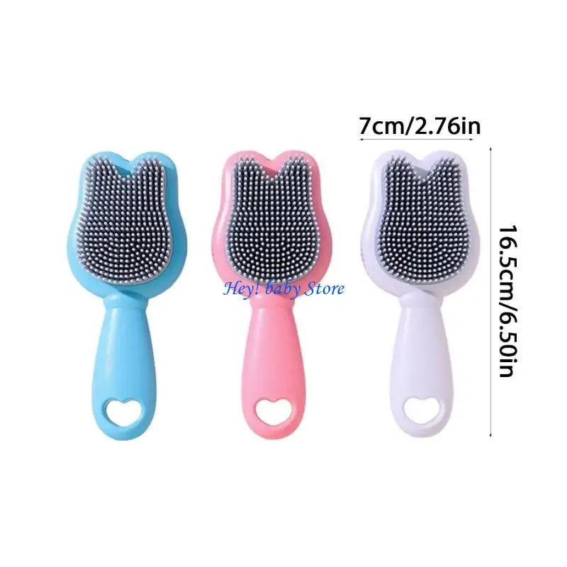 Baby Silicone Bath Brush | Cartoon Rabbit Scalp Massager