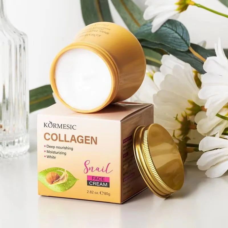 Snail Collagen Face Cream – Firming & Brightening Korean Skincare