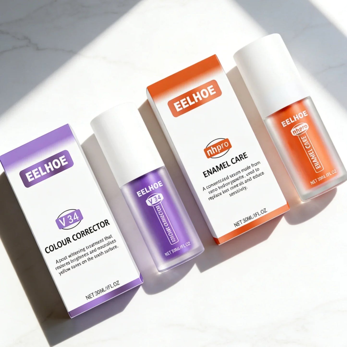 EELHOE Teeth Whitening Serum – Enamel Care & Colour Corrector