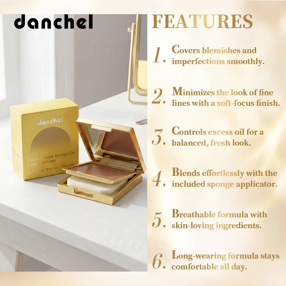Flawless Cream Foundation – Lightweight, Long-Lasting & Hydrating