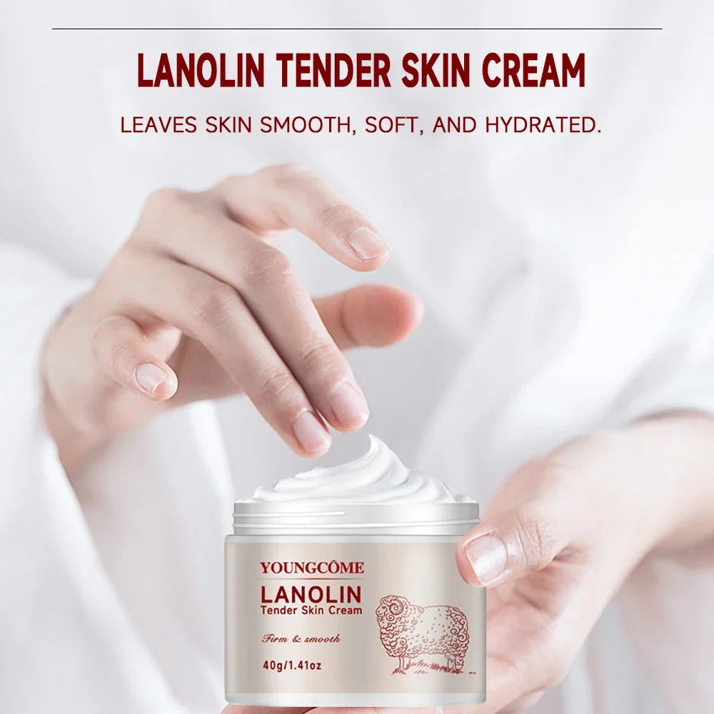 YOUNGCOME Pure Lanolin Moisturizing Cream – Lips, Face & Body