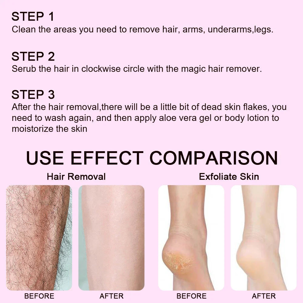 Nano Crystal Hair Remover – Reusable, Gentle & Washable