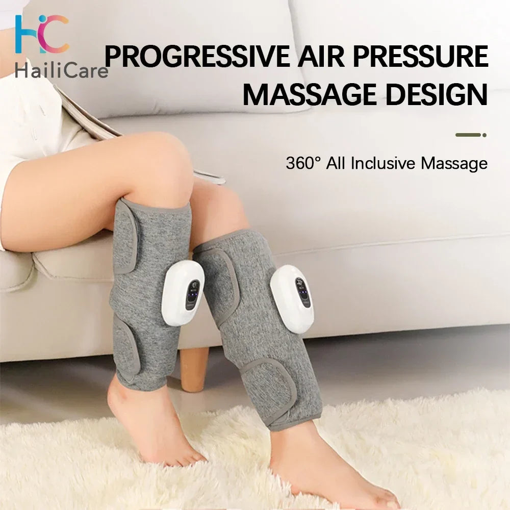 Wireless Air Compression Leg Massager – 3 Modes, 360° Wrap