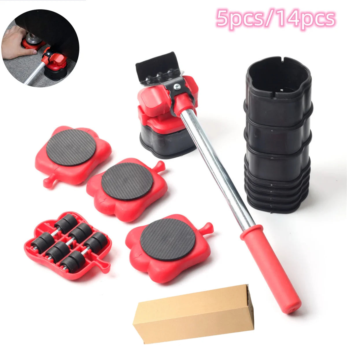 Heavy Duty Furniture Lifter & Mover Set – Moving Tool Kit Peaceful Pleasures Health and Wellness