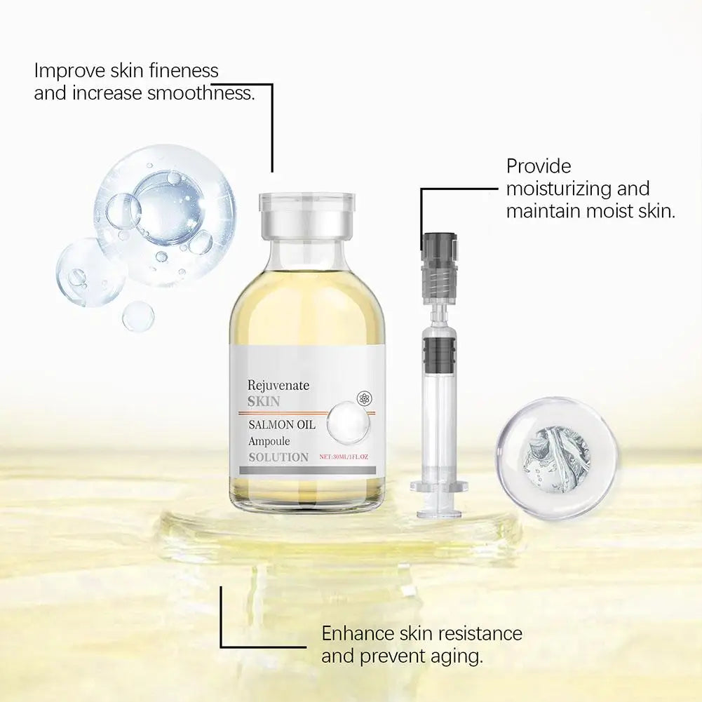 Salmon Oil Ampoule Face Serum 30ml | Anti-Wrinkle Lifting Essence