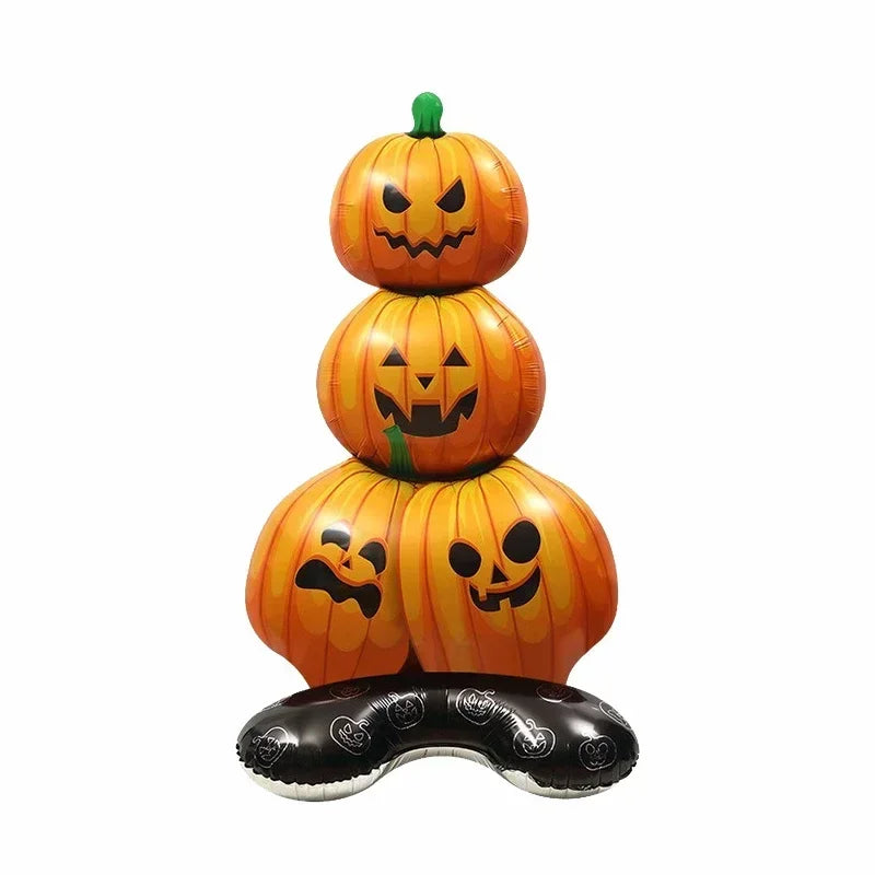 Halloween 4D Stand-Up Foil Balloon – Witch Pumpkin Dead Tree
