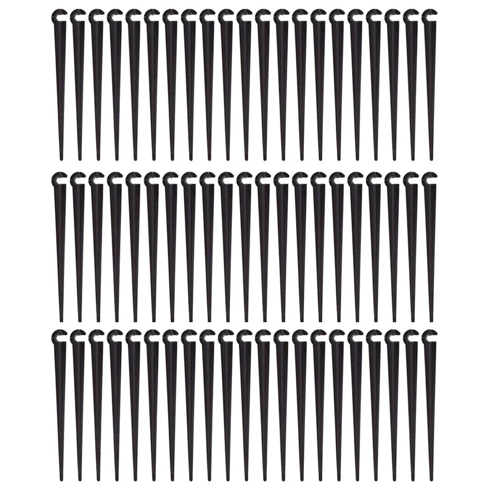 500Pcs Drip Irrigation Support Stakes for Garden & Vegetable Hose Peaceful Pleasures Health and Wellness