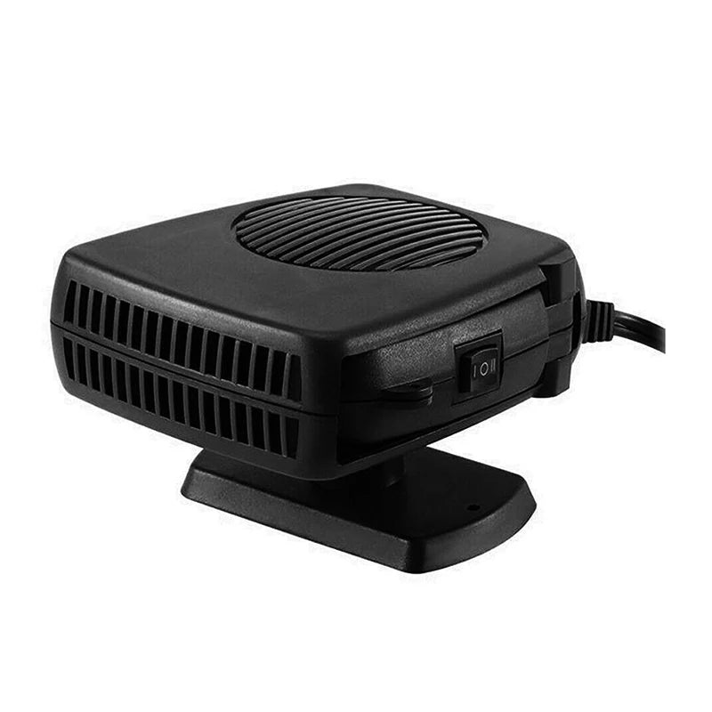 Car Defroster Heater Cooler 12V/24V 200W Portable Vehicle Heating Cooling Fan Windshield Electric Demister Mini Air Conditioner Peaceful Pleasures Health and Wellness black