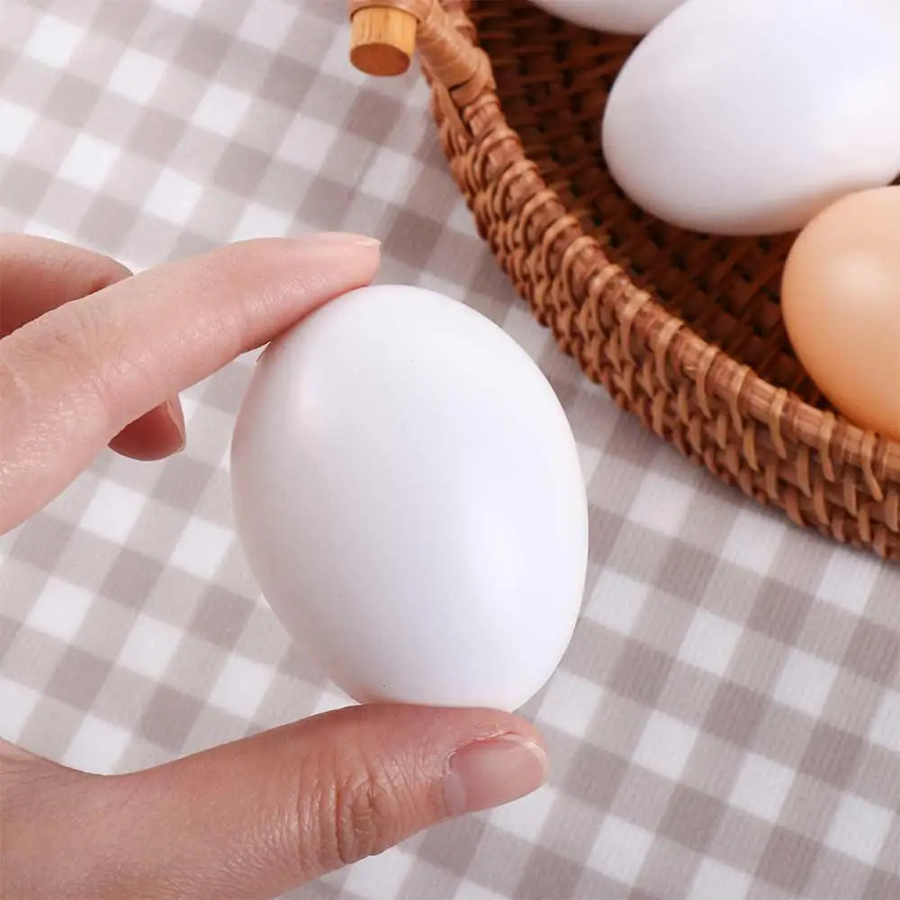 Fake Plastic Eggs Set of 10 – Paintable Easter & Nest Eggs