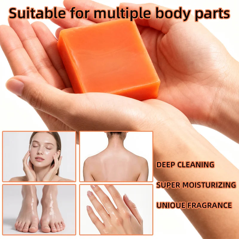 YUITIKUE Kojic Acid Whitening Soap - Brightens Skin Tone, Deep Cleansing & Moisturizing, Gentle for Sensitive Skin & Body Care Peaceful Pleasures Health and Wellness
