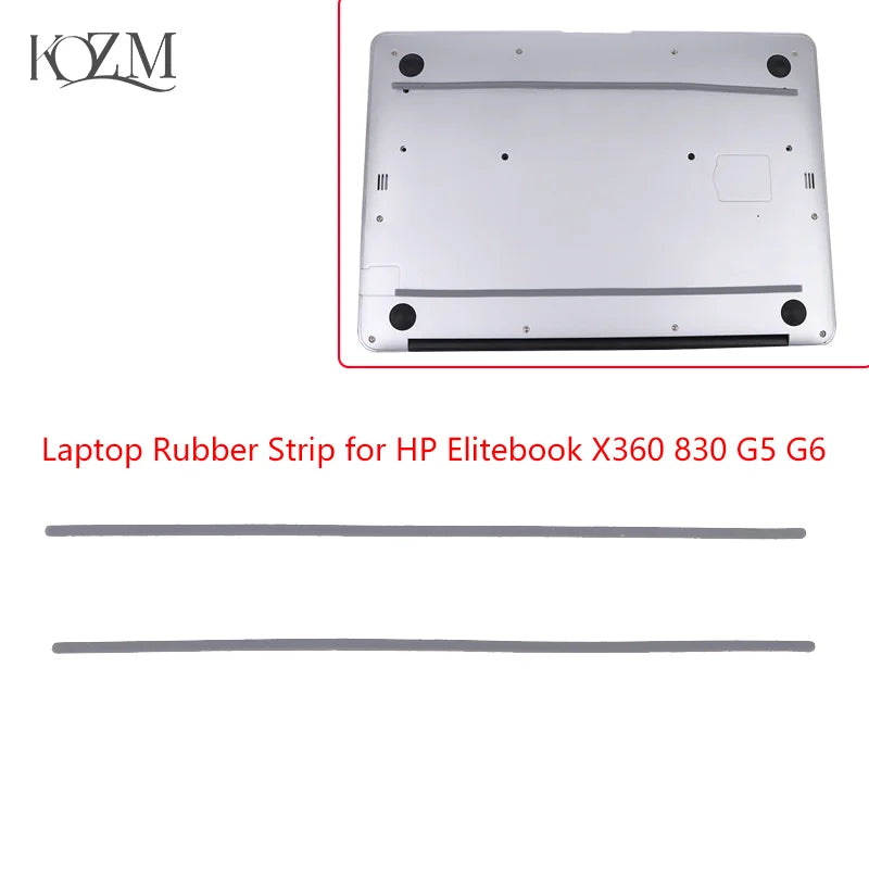 Rubber Foot Pad Strips for HP EliteBook X360 830 G5 G6 | 1–2Pcs