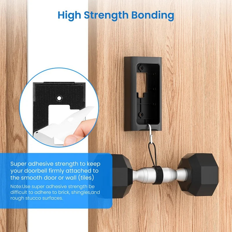 Y51A-Anti-Theft Video Doorbell Mount For Video Doorbell 2/3/3 Plus/4,Battery Doorbell Plus,Battery Doorbell Pro(2024 Release) Peaceful Pleasures Health and Wellness