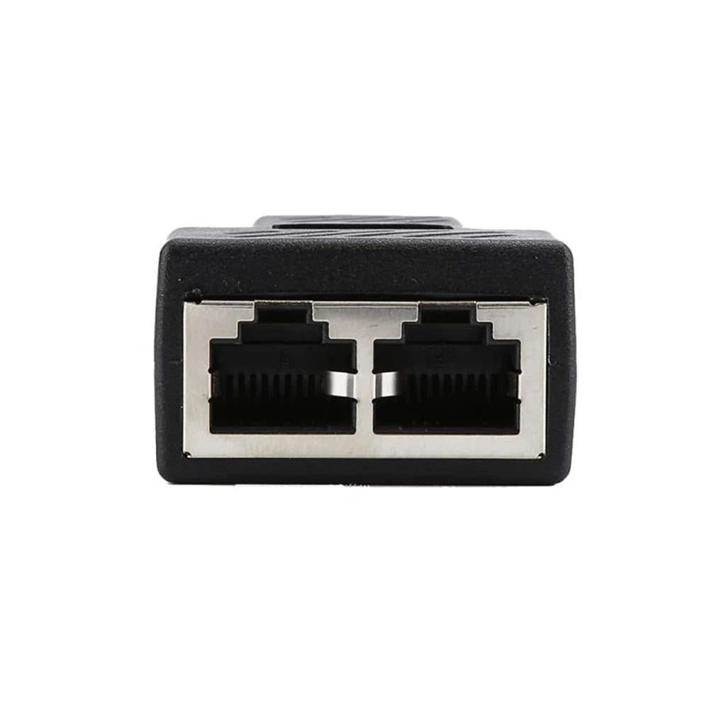 Ethernet Cable Extender Female 1 To 2 Ways Coupler Network Connector RJ45 Splitter Adapters Peaceful Pleasures Health and Wellness