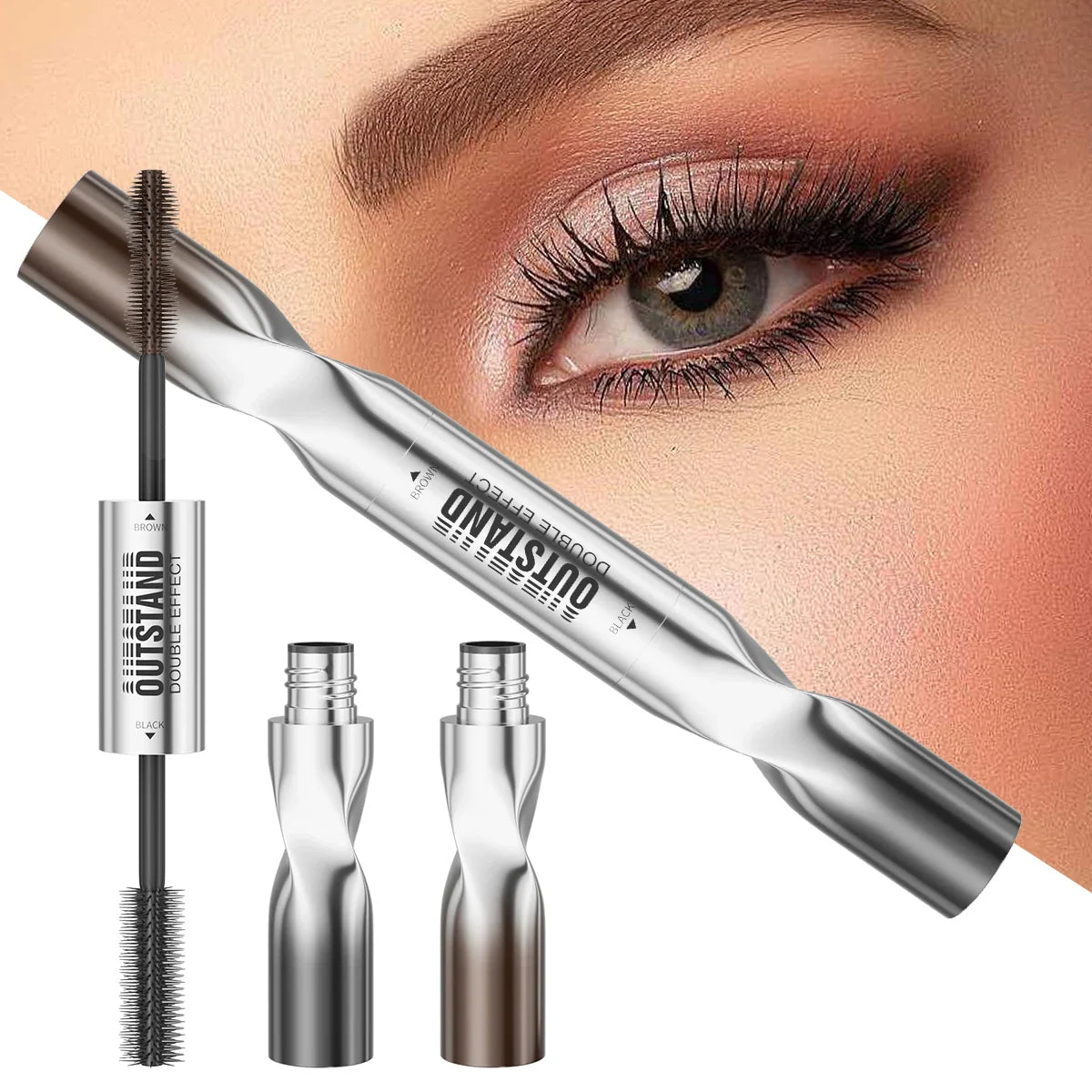 Waterproof Curling Mascara – Smudge-Proof | Black & Green Shades
