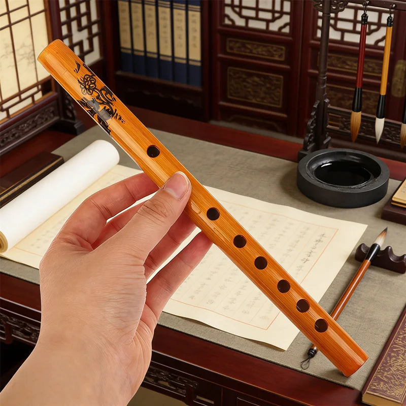 Traditional Chinese 6-Hole Bamboo Flute for Beginners