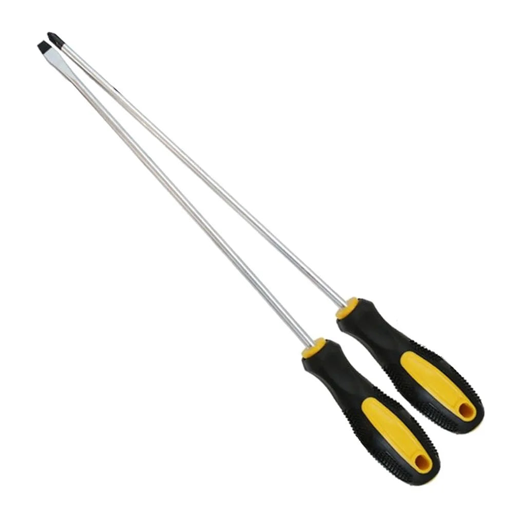 1 Extended Screwdriver Long Slotted Cross Rubber Handle Magnetic